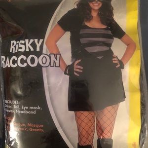 Risky raccoon costume 3x-4x